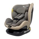 Scaun auto Mama Kiddies Nova Luxe i-Size, fixare cu centura de siguranță – culoare bej (40–150 cm) + CADOU pernă de călătorie