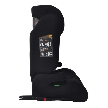 Mama Kiddies i-Fix Grand scaun auto de siguranță 2 în 1 (100–150 cm) în culoare neagră