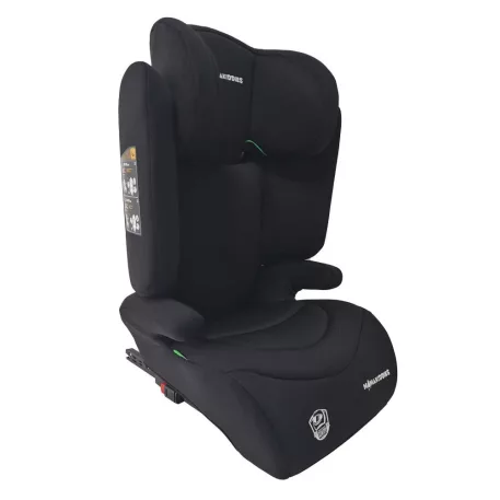 Mama Kiddies i-Fix Grand scaun auto de siguranță 2 în 1 (100–150 cm) în culoare neagră
