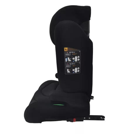 Mama Kiddies i-Fix Grand scaun auto de siguranță 2 în 1 (100–150 cm) în culoare neagră