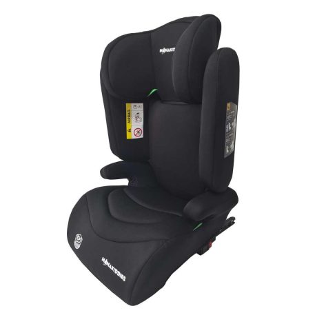 Mama Kiddies i-Fix Grand scaun auto de siguranță 2 în 1 (100–150 cm) în culoare neagră
