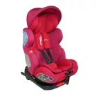 Scaun auto de siguranță Mama Kiddies Champion cu ISOFIX, rotativ 360° (0-36 kg)  roșu cu copertină cadou (certificat TUV)