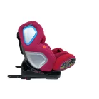 Scaun auto de siguranță Mama Kiddies Champion cu ISOFIX, rotativ 360° (0-36 kg)  roșu cu copertină cadou (certificat TUV)