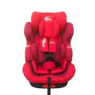 Scaun auto de siguranță Mama Kiddies Champion cu ISOFIX, rotativ 360° (0-36 kg)  roșu cu copertină cadou (certificat TUV)