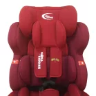 Scaun auto de siguranță Mama Kiddies Champion cu ISOFIX, rotativ 360° (0-36 kg)  roșu cu copertină cadou (certificat TUV)