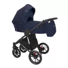 Cărucior Mama Kiddies Gino albastru cu landou.