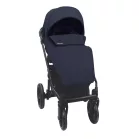 Cărucior Mama Kiddies Gino albastru cu sac de picioare.