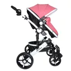Mama Kiddies Venus 3az1-ben multifunkciós babakocsi kiegészítőkkel pink színben + Ajándék