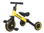   Tricicletă transformabilă în bicicletă de alergat Mama Kiddies Ethan MultiTrike 2 în 1, culoare galbenă