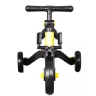 Tricicletă transformabilă în bicicletă de alergat Mama Kiddies Ethan MultiTrike 2 în 1, culoare galbenă