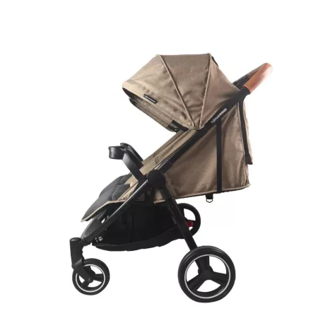 Mama Kiddies TWIN JAM ikerbabakocsi barna színben + ajándék dupla cumisüvegtartóval