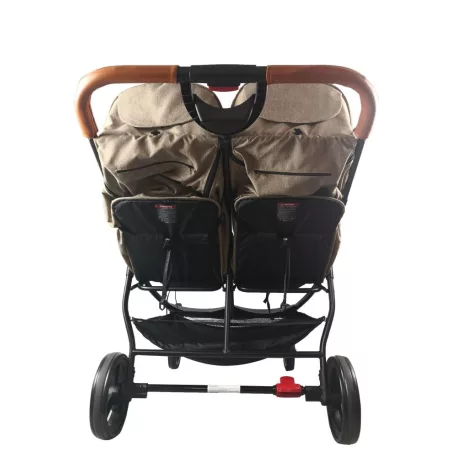 Mama Kiddies TWIN JAM ikerbabakocsi barna színben + ajándék dupla cumisüvegtartóval