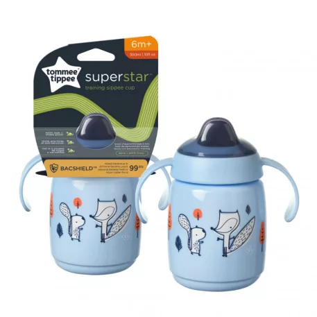 Tommee Tippee Superstar training sippee pahar cu cioc albastru 300 ml M