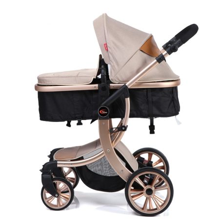 Cărucior 2în1 Mama Kiddies Sun Gold bej cu accesorii