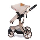 Cărucior 2în1 Mama Kiddies Sun Gold bej cu accesorii