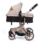 Cărucior 2în1 Mama Kiddies Sun Gold bej cu accesorii
