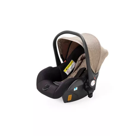Scoică auto Mama Kiddies Evening Star Black Edition i-Size, culoare bej-maro.