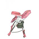 Mama Kiddies ProComfort rózsaszín víziló mintás multifunkciós etetőszék + Ajándék