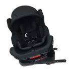 Scaun auto de siguranță Mama Kiddies Champion cu ISOFIX, rotativ 360° (0-36 kg) gri închis cu copertină cadou (certificat TUV)