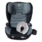 Scaun auto de siguranță Mama Kiddies® i-Fix Corsica (100–150 cm) gri deschis + Cadou