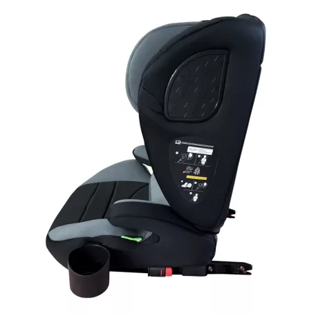 Scaun auto de siguranță Mama Kiddies® i-Fix Corsica (100–150 cm) gri deschis + Cadou