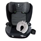 Scaun auto de siguranță Mama Kiddies i-Fix Corsica (100–150 cm) gri închis + Cadou