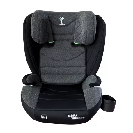 Scaun auto de siguranță Mama Kiddies i-Fix Corsica (100–150 cm) gri închis + Cadou