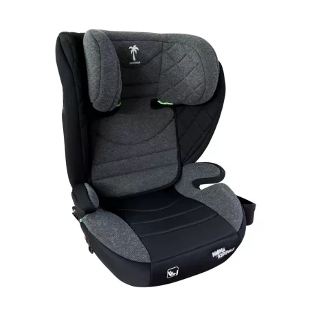 Scaun auto de siguranță Mama Kiddies i-Fix Corsica (100–150 cm) gri închis + Cadou
