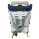 Scaun auto de siguranță Mama Kiddies Murphy cu ISOFIX, rotativ 360° (0-36 kg) culoare grey cu copertină cadou (certificat TUV)