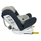 Scaun auto de siguranță Mama Kiddies Murphy cu ISOFIX, rotativ 360° (0-36 kg) culoare grey cu copertină cadou (certificat TUV)