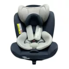 Scaun auto de siguranță Mama Kiddies Murphy cu ISOFIX, rotativ 360° (0-36 kg) culoare grey cu copertină cadou (certificat TUV)