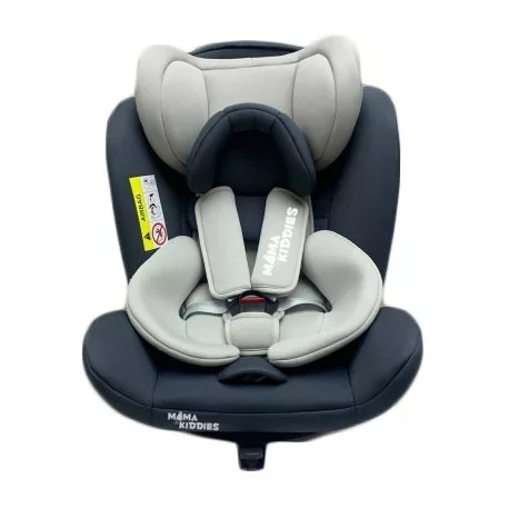 Scaun auto de siguranță Mama Kiddies Murphy cu ISOFIX, rotativ 360° (0-36 kg) culoare grey cu copertină cadou (certificat TUV)