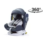 Scaun auto de siguranță Mama Kiddies Murphy cu ISOFIX, rotativ 360° (0-36 kg) culoare grey cu copertină cadou (certificat TUV)