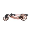 Mama Kiddies Sun Grey ELITE 3 în 1 – cărucior pentru copii disponibil în culoarea gri deschis, echipat cu accesorii + cadou