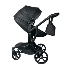   Mama Kiddies® New York cărucior multifuncțional 3-în-1 cu accesorii, culoare neagră + cadou