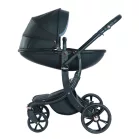Mama Kiddies New York cărucior multifuncțional 3-în-1 cu accesorii, culoare neagră + cadou