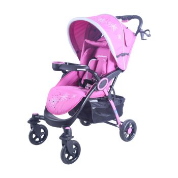 Mama Kiddies Light4 Go Sport babakocsi pink színben + Lábzsák + Ajándék