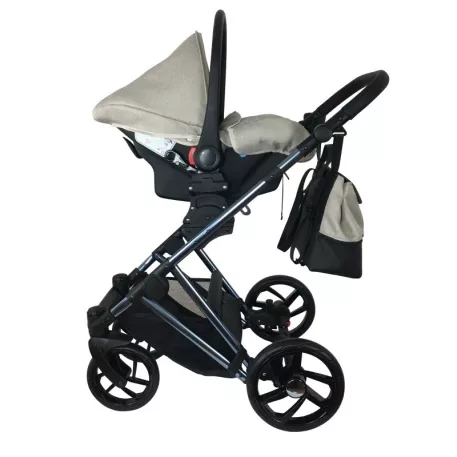 Mama Kiddies Earth Collection 3az1-ben multifunkciós babakocsi sahara sand színben + ajándékok