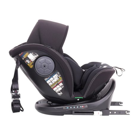 Scaun auto de siguranță ISOFIX 360° rotativ Mama Kiddies iSize Power GT2 (40-150 cm) în culoare albastră, cu cadou – parasolar