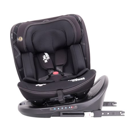 Scaun auto de siguranță ISOFIX 360° rotativ Mama Kiddies iSize Power GT2 (40-150 cm) în culoare albastră, cu cadou – parasolar