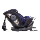 Scaun auto de siguranță ISOFIX 360° rotativ Mama Kiddies iSize Power GT2 (40-150 cm) în culoare albastră, cu cadou – parasolar