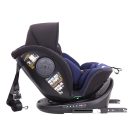 Scaun auto de siguranță ISOFIX 360° rotativ Mama Kiddies iSize Power GT2 (40-150 cm) în culoare albastră, cu cadou – parasolar