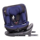 Scaun auto de siguranță ISOFIX 360° rotativ Mama Kiddies iSize Power GT2 (40-150 cm) în culoare albastră, cu cadou – parasolar