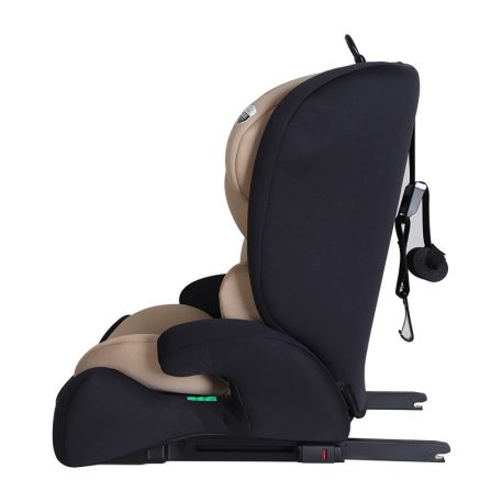 Scaun auto de siguranță Mama Kiddies i-Fix Journey 2 în 1 (76–150 cm) în culoarea Bej / Negru