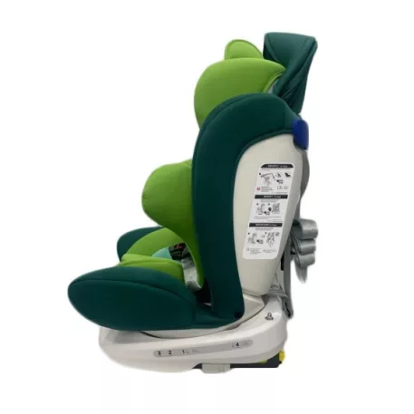 Black November - Scaun auto de siguranță Mama Kiddies Murphy cu ISOFIX, rotativ 360° (0-36 kg) culoare green cu copertină cadou (certificat TUV)