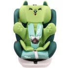 Black November - Scaun auto de siguranță Mama Kiddies Murphy cu ISOFIX, rotativ 360° (0-36 kg) culoare green cu copertină cadou (certificat TUV)