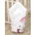 Mama Kiddies Baby Bear sistem de înfășare cocos, alb cu model de balet 
