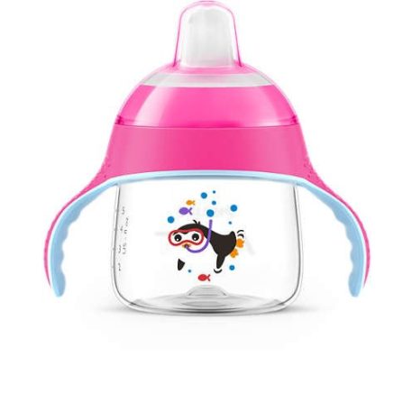 Philips Avent varázsitató + fül - 200 ml rózsaszín