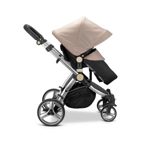 Mama Kiddies Prémium BabyBee (Australian Edition) 3 az 1-ben babakocsi kiegészítőkkel bézs-fekete színben + Ajándék