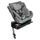 Mama Kiddies Felix i-Size scaun auto rotativ 360° cu ISOFIX și picior de sprijin – culoare gri + cadou suport pentru coloană vertebrală